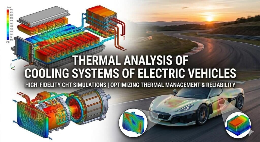Thermal analysis and heat transfer CFD simulation for cooling systems